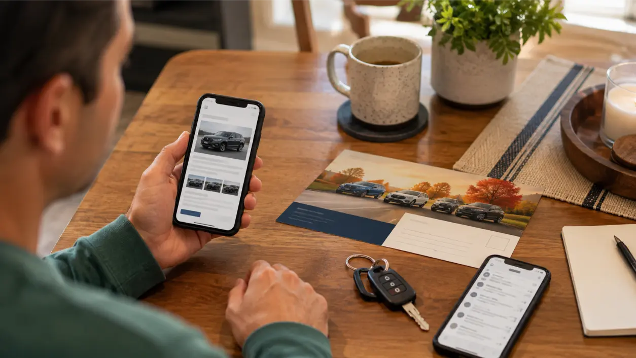 Seasonal marketing for auto dealers can keep slow months productive. Build email, direct mail, holiday offers, test-drive campaigns, and calendar.