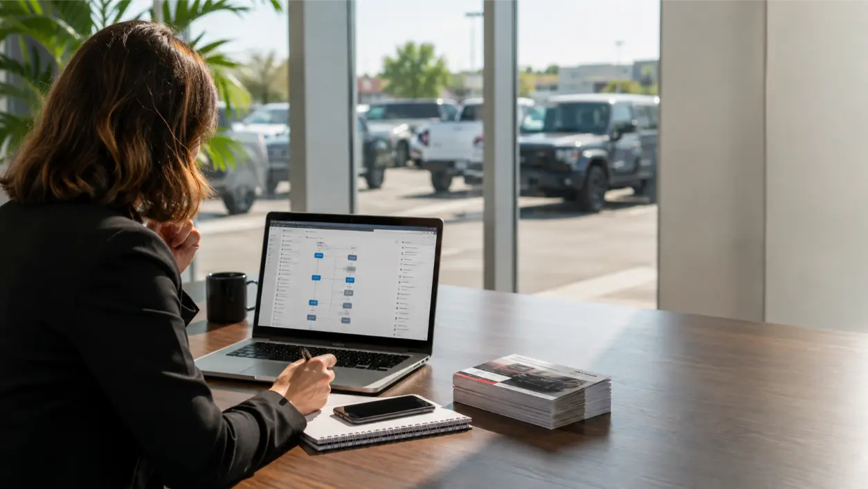 Learn how an email + mail auto dealership strategy combines fast digital follow-up with physical direct mail to improve recall, targeting, and measurable dealer engagement.