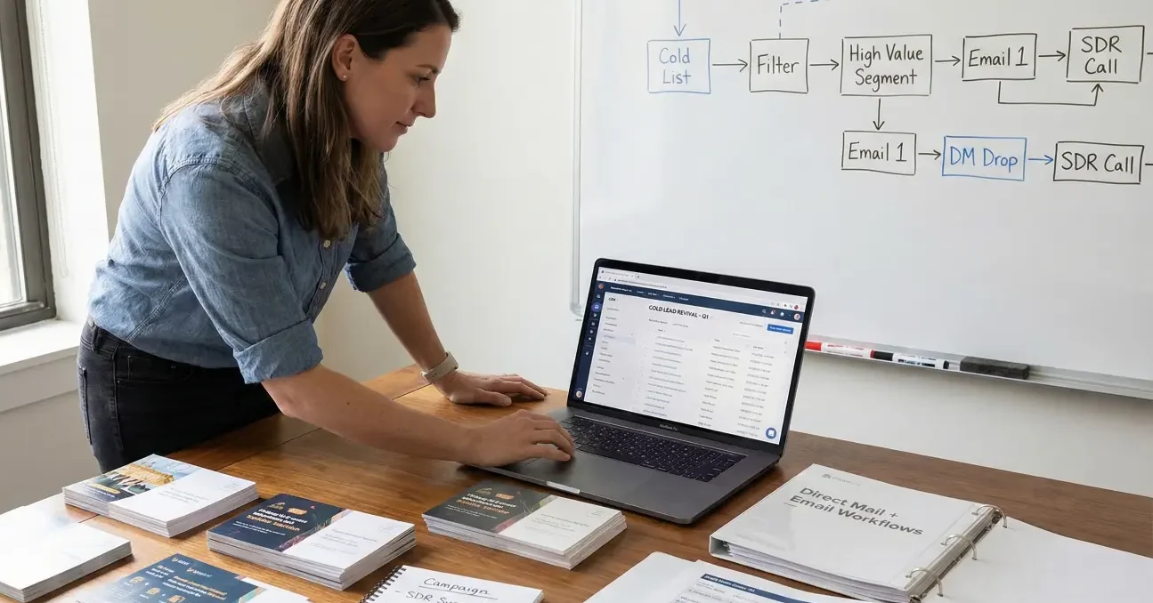 Think your leads are dead This playbook shows how to segment, prioritize, and re-engage cold leads using email and direct mail together.